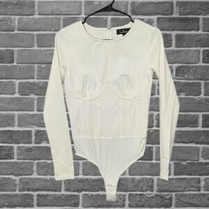 2/$30 Lulu's Long Sleeve Bodysuit Size S | Stylish & Chic One-Piece